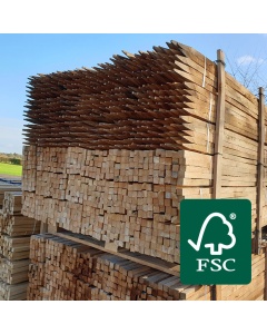 FSC&reg; Certified Hardwood Square Sawn Tree Stakes